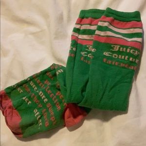 Juicy couture high socks